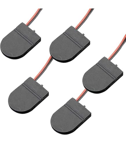 Amazon | 5個入り CR2032セルボタンケース 電池ホルダー